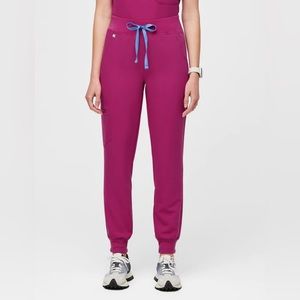 NWT High Waist Zamora Scrubs- Raspberry Sorbet